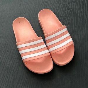 adidas Peach and White Women's Sandals